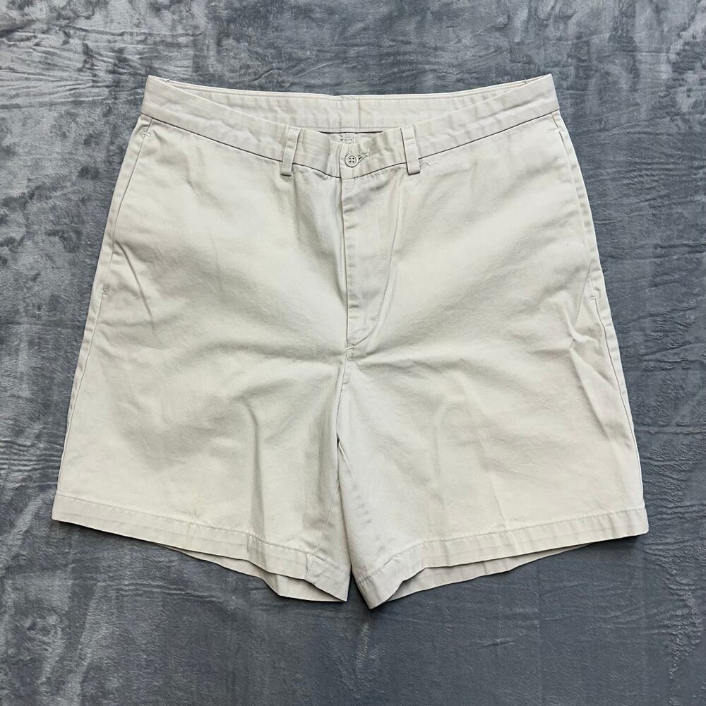 Vintage DKNY‎ Chino Shorts Men's Size 36 White Cream Shorts